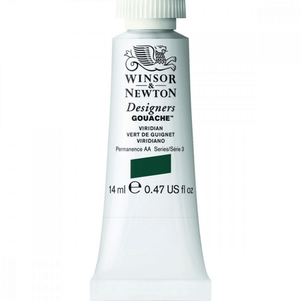Tinta Guache Winsor & Newton Designers 14ml S3 692 Viridian